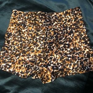 Leopard waist Hot shorts